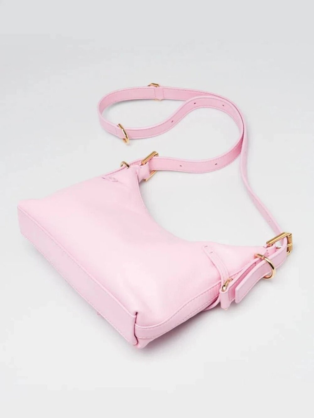 Givenchy Pink Leather Mini Voyou Hobo Bag - Picture 3 of 12